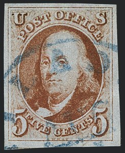 Sale 1120, Lot 1056, 1847 Issue (Scott 1-2)
