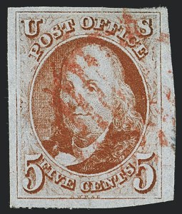 Sale 1120, Lot 1058, 1847 Issue (Scott 1-2)