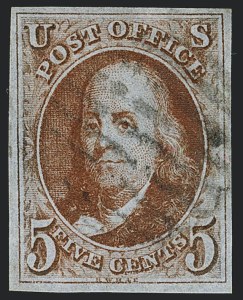 Sale 1120, Lot 1059, 1847 Issue (Scott 1-2)