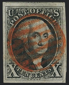 Sale 1120, Lot 1065, 1847 Issue (Scott 1-2)
