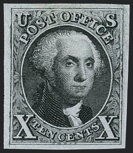 Sale 1120, Lot 1071, 1875 Reproduction of 1847 Issue (Scott 3-4)