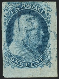 Sale 1120, Lot 1090, 1c 1851-56 Issue (Scott 5-9)
