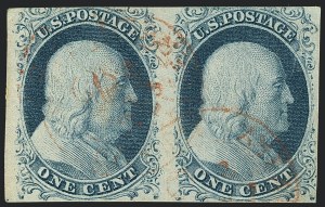 Sale 1120, Lot 1091, 1c 1851-56 Issue (Scott 5-9)