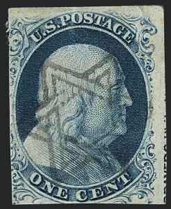 Sale 1120, Lot 1096, 1c 1851-56 Issue (Scott 5-9)