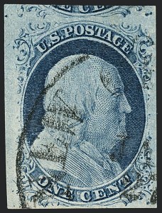 Sale 1120, Lot 1104, 1c 1851-56 Issue (Scott 5-9)
