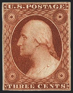 Sale 1120, Lot 1111, 3c 1851-56 Issue (Scott 10-11A)