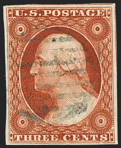 Sale 1120, Lot 1114, 3c 1851-56 Issue (Scott 10-11A)
