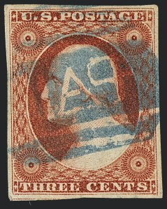 Sale 1120, Lot 1119, 3c 1851-56 Issue (Scott 10-11A)