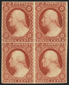 Sale 1120, Lot 1123, 3c 1851-56 Issue (Scott 10-11A)
