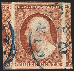 Sale 1120, Lot 1124, 3c 1851-56 Issue (Scott 10-11A)