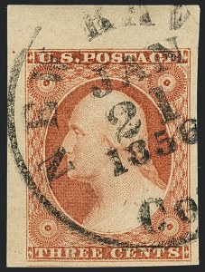 Sale 1120, Lot 1135, 3c 1851-56 Issue (Scott 10-11A)