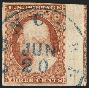 Sale 1120, Lot 1141, 3c 1851-56 Issue (Scott 10-11A)