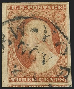 Sale 1120, Lot 1147, 3c 1851-56 Issue (Scott 10-11A)