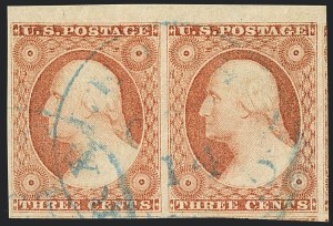 Sale 1120, Lot 1153, 3c 1851-56 Issue (Scott 10-11A)