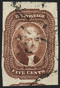 Sale 1120, Lot 1163, 5c-12c 1851-56 Issue (Scott 12-17)