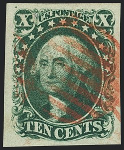 Sale 1120, Lot 1170, 5c-12c 1851-56 Issue (Scott 12-17)