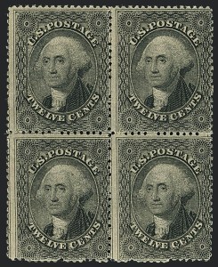 Sale 1120, Lot 1211, 5c-90c 1857-60 Issue (Scott 27-39)