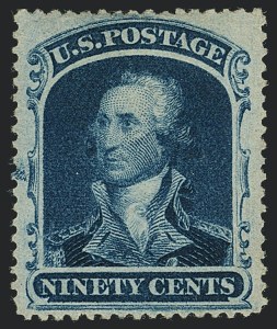Sale 1120, Lot 1224, 5c-90c 1857-60 Issue (Scott 27-39)