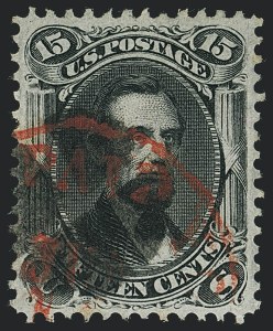 Sale 1120, Lot 1282, 1867-68 Grilled Issue (Scott 79-101)