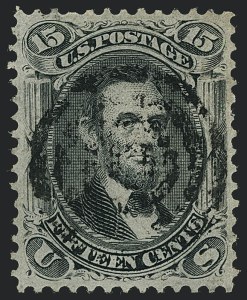 Sale 1120, Lot 1283, 1867-68 Grilled Issue (Scott 79-101)