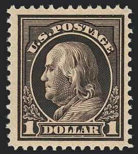 Sale 1120, Lot 1482, 1912-14 Washington-Franklin Issue (Scott 405-423)