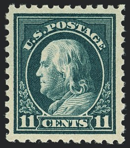 Sale 1120, Lot 1483, 1913-15 Washington-Franklin Issues (Scott 424-461)