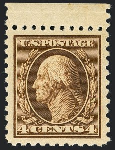 Sale 1120, Lot 1486, 1913-15 Washington-Franklin Issues (Scott 424-461)