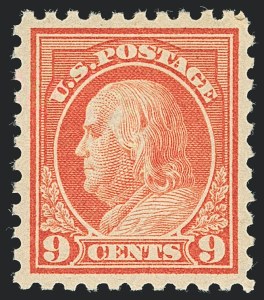Sale 1120, Lot 1493, 1913-15 Washington-Franklin Issues (Scott 424-461)
