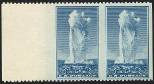 Sale 1120, Lot 1592, Modern Errors (National Parks Issue, Scott 740a-746a)
