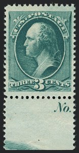 Sale 1122, Lot 106, 1882 Special Printing and 1881-83 American Bank Note Co. Issues (Scott 205-211B)