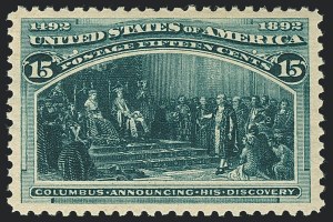 Sale Number 1122, Lot Number 132, 1893 Columbian Issue (Scott 230-245)