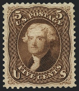 Sale 1122, Lot 60, 1875 Re-Issue of 1861-66 Issue (Scott 102-111)