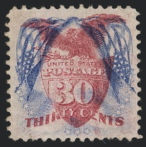 Sale 1122, Lot 72, 1869 Pictorial Issue, Unused 30c Invert (Scott 121b)