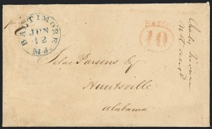 Sale 1129, Lot 307, Postmasters Provisionals