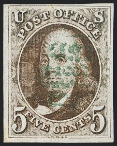 Sale 1129, Lot 316, 1847 Issue
