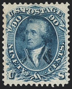 Sale 1129, Lot 344, 1861 Issue First Designs and Colors