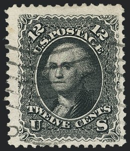 Sale 1129, Lot 363, 1875 Re-Issue of 1861-66 Issue