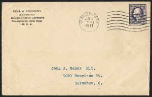 Sale 1129, Lot 416, Washington-Franklin and Panama-Pacific Issues