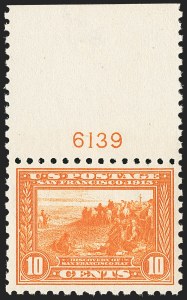 Sale 1129, Lot 418, Washington-Franklin and Panama-Pacific Issues