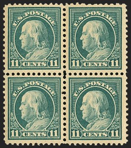 Sale 1129, Lot 427, Washington-Franklin and Panama-Pacific Issues