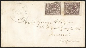 Sale 1129, Lot 490, Confederate States: Postmasters Provisionals, Athens thru Nashville
