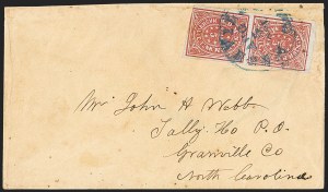 Sale 1129, Lot 502, Confederate States: Postmasters Provisionals, Athens thru Nashville