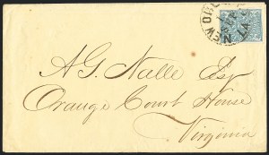 Sale 1129, Lot 507, Confederate States: Postmasters Provisionals, New Orleans thru Unionville