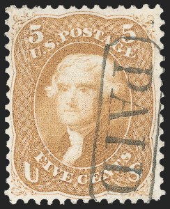 Sale 1133, Lot 101, 1861-66 Issue (Scott 56-78)