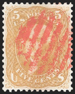 Sale 1133, Lot 104, 1861-66 Issue (Scott 56-78)