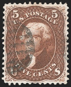 Sale 1133, Lot 117, 1861-66 Issue (Scott 56-78)