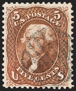 Sale 1133, Lot 122, 1861-66 Issue (Scott 56-78)