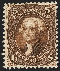 Sale 1133, Lot 124, 1861-66 Issue (Scott 56-78)