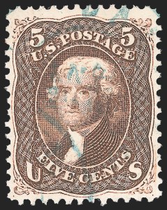 Sale 1133, Lot 125, 1861-66 Issue (Scott 56-78)