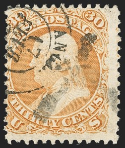 Sale 1133, Lot 132, 1867-68 Grilled Issue (Scott 79-101)